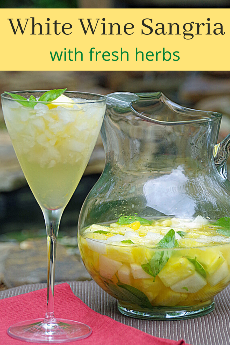 White Wine Sangria Recipe with Fresh Herbs Suburbia Unwrapped